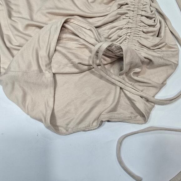 Michael Costello x REVOLVE Jada Mini Dress in Beige XS - Picture 7 of 13